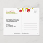 Berry Merry Christmas Holiday Photo Card Briefkaar Feestdagenkaart (Achterkant)