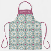 Berry Mint Tile Pattern Personalized Name Schort (Voorkant)