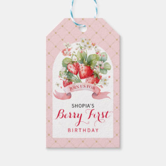 Berry Mooie eerste verjaardag Cadeaulabel