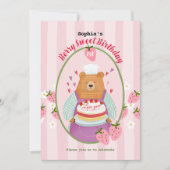 Berry Mooie eerste verjaardag Kaart (Voorkant)