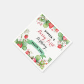 Berry Mooie eerste verjaardag Servet (Hoek)