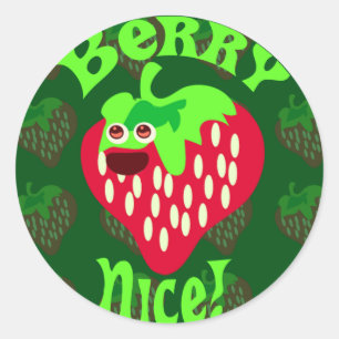 Berry Nice! Ronde Sticker