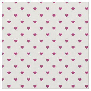 Berry Paarse polka dot harten Stof