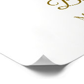 Berry Pancake Egg Whisk Brunch Baby shower Welkom Poster (Hoek)