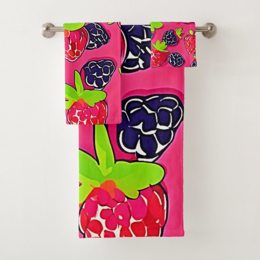 Berry Patch: Sweet Design Bad Handdoek (Insitu)