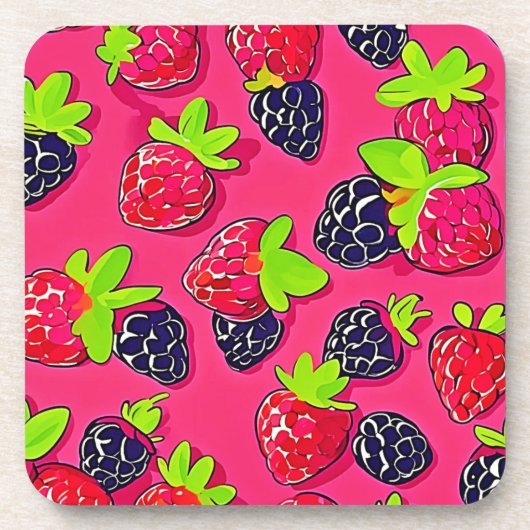 Berry Patch: Sweet Design Bier Onderzetter (Voorkant)