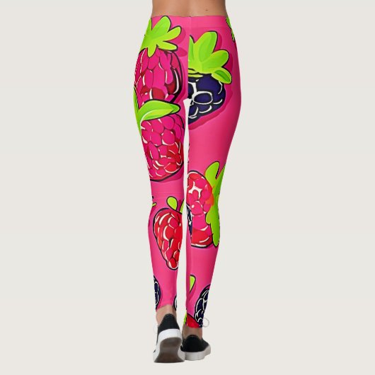 Berry Patch: Sweet Design Leggings (Achterkant)