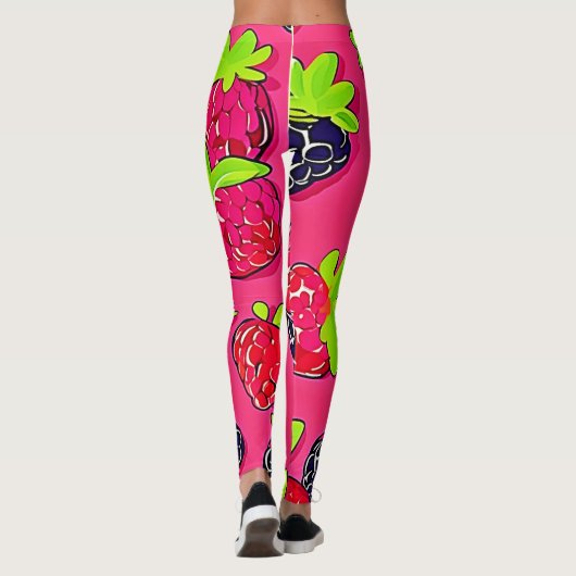 Berry Patch: Sweet Design Leggings (Achterkant)