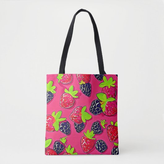 Berry Patch: Sweet Design Tote Bag (Voorkant)