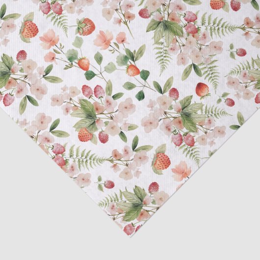 Berry Pattern Tissuepapier (Detail)