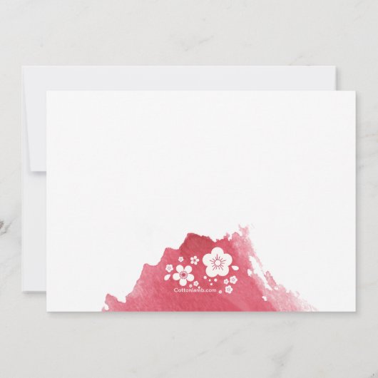 Berry Perkament religieuze uitnodiging (Achterkant)