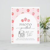 Berry Photo Guest Book Sign (Staand voorkant)