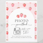 Berry Photo Guest Book Sign (Voorkant)