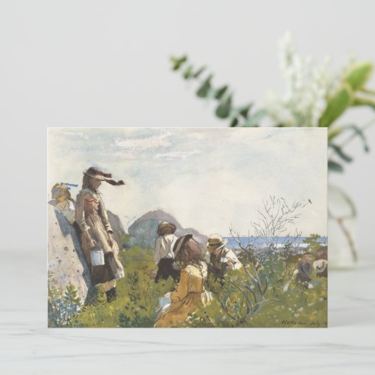 Berry Pickers | Winslow Homer (Staand voorkant)