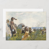 Berry Pickers | Winslow Homer (Voorkant / Achterkant)