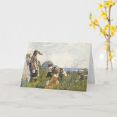 Berry Pickers | Winslow Homer Kaart (Gele Bloem)