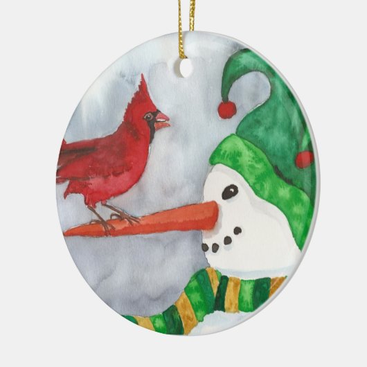 Berry Pickin Keramisch Ornament (Links)
