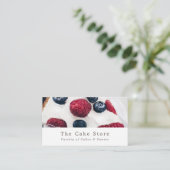 Berry Pie, Cake Maker, Cake Store Visitekaartje (Staand voorkant)