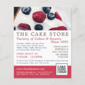 Berry Pie, Cakery, Cake Store Adverteren Flyer (Voorkant)