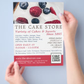 Berry Pie, Cakery, Cake Store Adverteren Flyer (Hand)