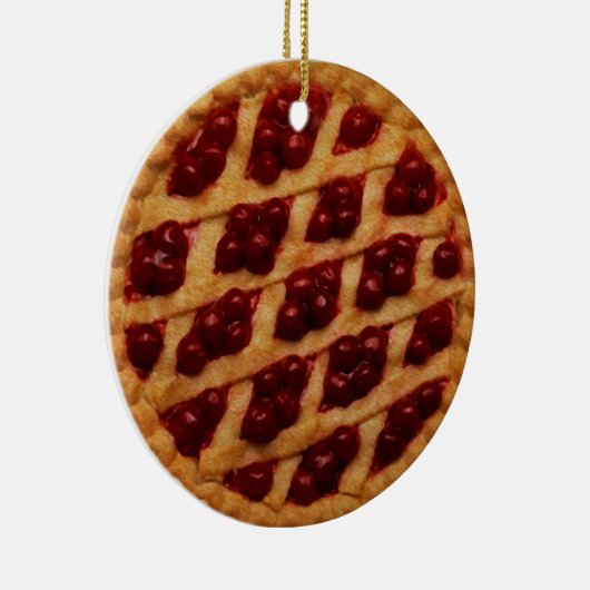 Berry Pie Keramisch Ornament (Rechts)