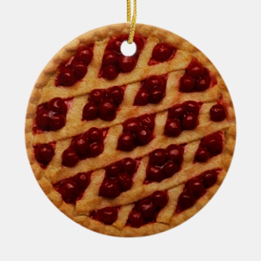 Berry Pie Keramisch Ornament (Voorkant)