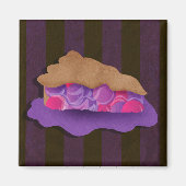 Berry Pie Mousepad Magneet (Voorkant)