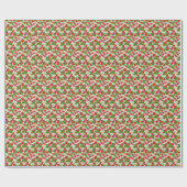 Berry & Pill Patroon Apotheek Cadeaupapier (Vlak)