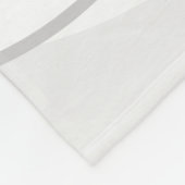 Berry Red en Aqua Giant Volleyball Striped Fleece Deken (Hoek)