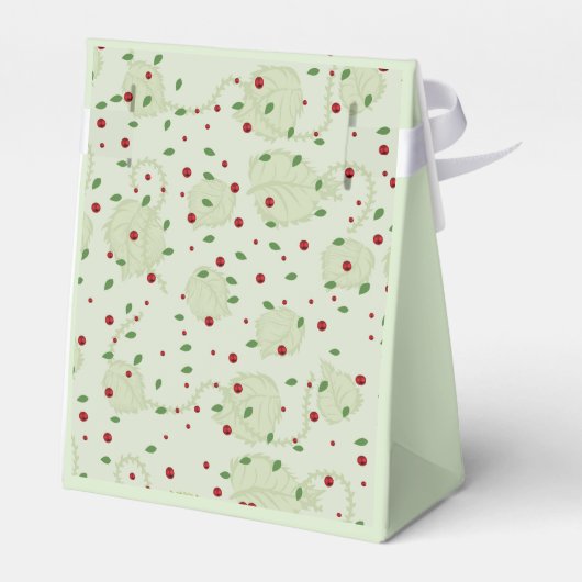 Berry Red en zwarte bramen Bedankdoosjes (Achterkant)