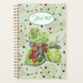 Berry Red en zwarte bramen Planner (Voorkant)