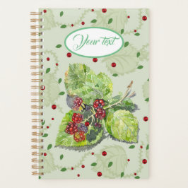 Berry Red en zwarte bramen Planner