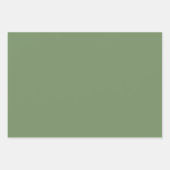 Berry Red Green Birthday Inpakpapier Vel (Voorkant 2)