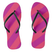 Berry & Roze Fruit Stripe | Willekeurige grootte | Teenslippers (Voetbed)