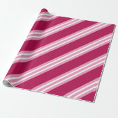 Berry roze Snoep kerst inpakpapier (Uitgerold)