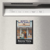 Berry’s Bayou Market – Southern Psychos Collection Magneet (Insitu (Vaatwasser))