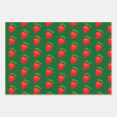 Berry Sassy™ Aardbei Inpakpapier – Junie Fer Vel (Voorkant 3)