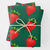 Berry Sassy™ Strawberry Wrapping Paper – Junie Fer (In situ)