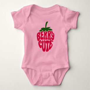 Berry Schattige Strawberry Girl Power Retro Stijl Romper