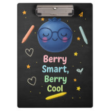 Berry Smart, Berry Cool Schattige schoolbord Klemb