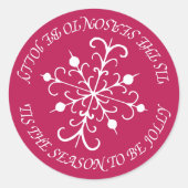 Berry Snowflake Stickers (Voorkant)