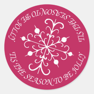 Berry Snowflake Stickers