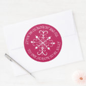 Berry Snowflake Stickers (Envelop)