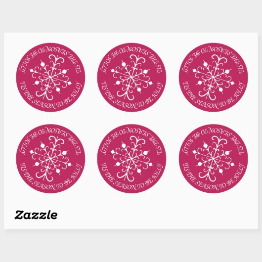 Berry Snowflake Stickers (Vel)