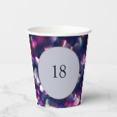 Berry Sparkle Paper cup Papieren Bekers (Achterkant)