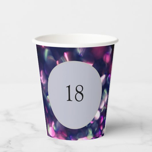 Berry Sparkle Paper cup Papieren Bekers (Voorkant)