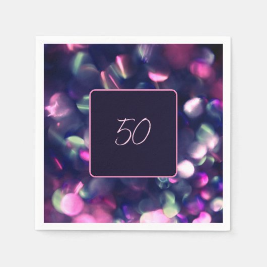 Berry Sparkle Paper Napkin Servet (Voorkant)