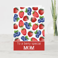 Berry Special Mom Gemengde bessen Verjaardag