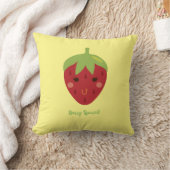 Berry Special Smiling Strawberry Kussen (Deken)
