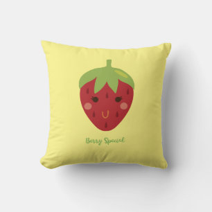 Berry Special Smiling Strawberry Kussen